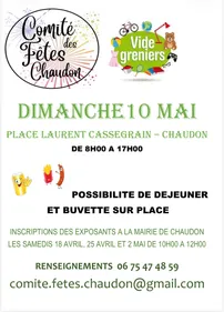 Vide grenier Chaudon 