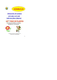 TROC DE PLANTES