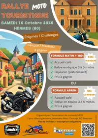 Rallye moto touristique Oise