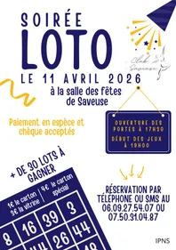 Loto du Club de danse de Saveuse