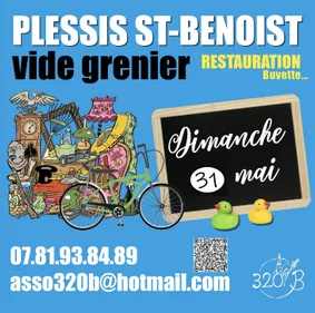 vide grenier Plessis-Saint-Benoist 3 euros le mètre