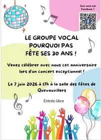 Les 30 ans du groupe vocal Pourquoi Pas!