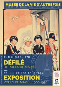 Robes de mariée 1800-1950 Exposition au Musée de la vie d'autrefois
