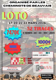 Loto de l'Amicale des cheminots du Beauvaisis 