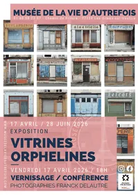 Exposition Les vitrines orphelines - Photographies de Franck Delautre
