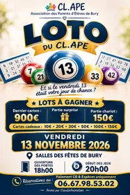 LOTO DU VENDREDI 13/11 BURY
