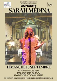 CONCERT SARAH MEDINA EGLISE DE BLEVY 28170