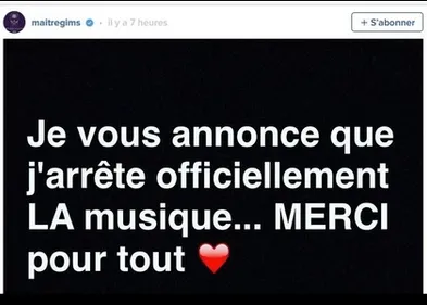 Maître Gims fait son autopromotion en surfant sur la vague Trump