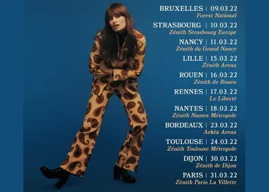 Clara Luciani révèle les dates de sa prochaine tournée