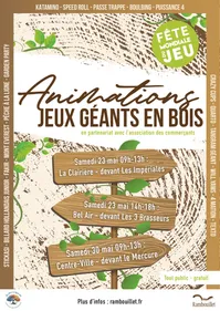 JEUX GEANTS EN BOIS