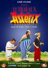 Ciné vivant LES DOUZE TRAVAUX D ASTERIX