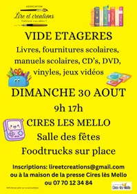 Vide étagères