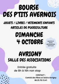 BOURSE DES P'TITS AVERNOIS