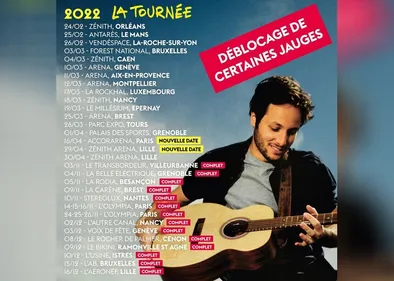 Vianney annonce de nouvelles places disponibles pour sa tournée