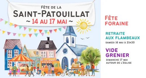 Fête de la Saint-Patouillat - Manèges et vide grenier