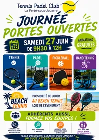 journée porte ouverte du tennis padel club La Ferté sous Jouarre
