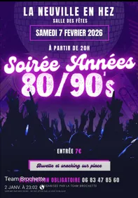 Soirée années 80/90'S