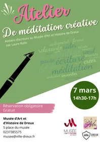 Atelier de méditation créative : Écriture