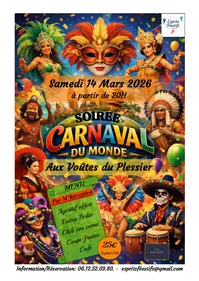 Soirée carnaval du monde