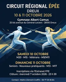 Circuit Régional escrime à l'Epée
