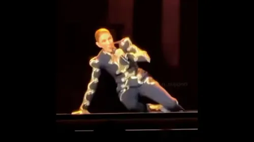 Céline Dion chute sur scène