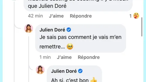 Julien Doré réplique à ses détracteurs (avec beaucoup d'humour !)