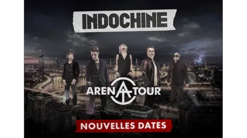Indochine rallonge sa tournée de 20 dates supplémentaires !