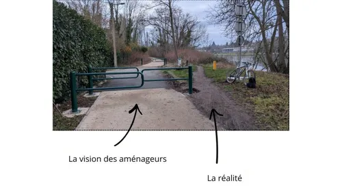 Les barrières anti-scooters, une fausse bonne idée pour le...