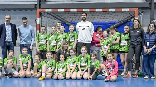 Belle surprise hier pour les jeunes handballeurs de Salouël