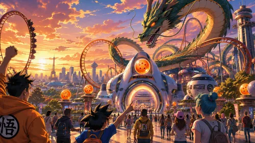 Le projet de parc « Dragon Ball » en Île-de-France semble déjà...