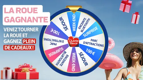 JOUEZ À LA ROUE GAGNANTE