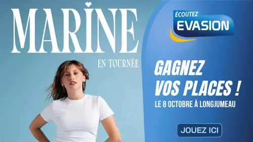 GAGNEZ VOS PLACES POUR LE CONCERT DE MARINE