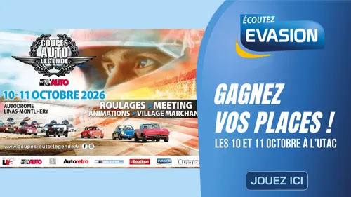 GAGNEZ VOS ENTRÉES POUR LES COUPES AUTO LÉGENDE