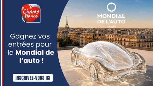 GAGNEZ VOS ENTRÉES POUR LE MONDIAL DE L'AUTO