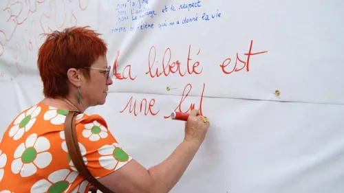 Un mur d’expression pour les femmes à Abbeville