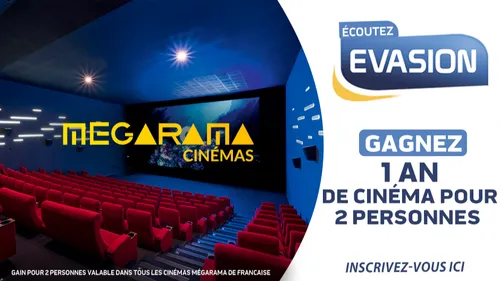 GAGNEZ 1 AN DE CINÉMA DANS LES CINÉMAS MEGARAMA