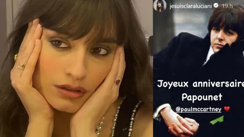 Clara Luciani souhaite joyeux anniversaire à son « père » 