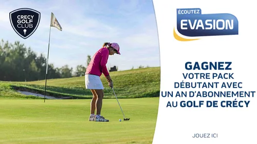 GAGNEZ VOTRE PACK DÉBUTANT AU GOLF DE CRÉCY
