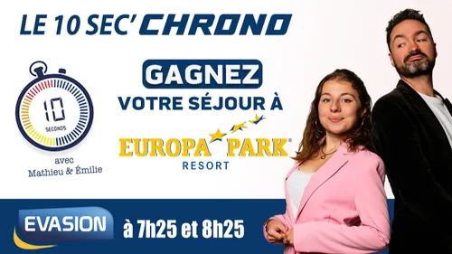 JOUEZ AU 10 SEC' CHRONO ET GAGNEZ VOTRE SÉJOUR À EUROPA-PARK RESORT