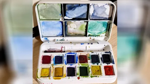 Les enfants s’initient à l’aquarelle à Fort-Mahon-Plage