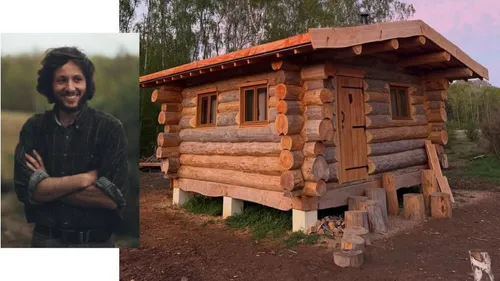 Vianney a fini de construire sa cabane !