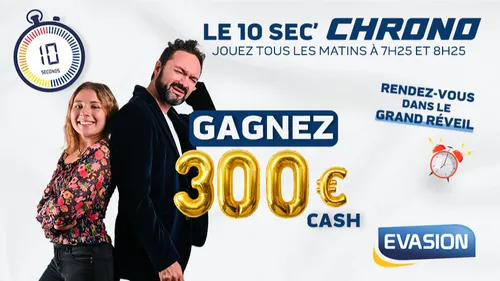 JOUEZ AU 10 SEC' CHRONO ET GAGNEZ 300 € CASH