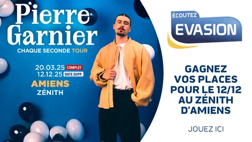 GAGNEZ VOS PLACES POUR LE CONCERT DE PIERRE GARNIER