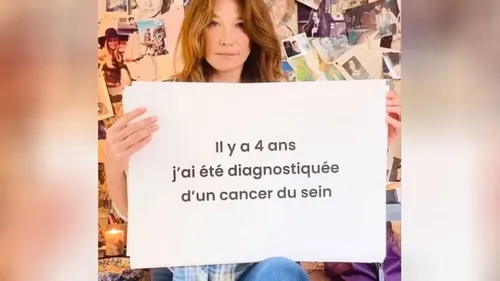 Carla Bruni dévoile sa maladie pour Octobre Rose