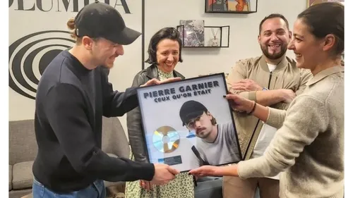 Pierre Garnier a vendu son disque d'or 