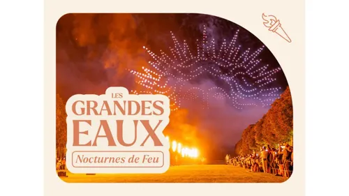 Les Grandes Eaux Nocturnes de Feu illuminent Versailles
