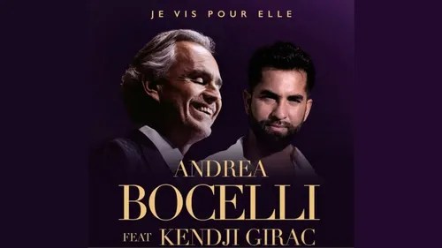 Kendji Girac en duo avec Andrea Bocelli !