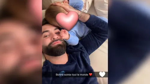 Kendji et son fils, la photo adorable