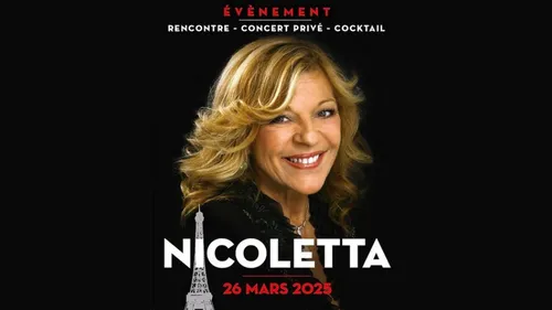 Nicoletta au plus près de ses fans avec un show intimiste