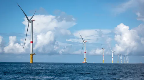 Emmanuel Macron à Saint-Nazaire pour le premier parc éolien offshore